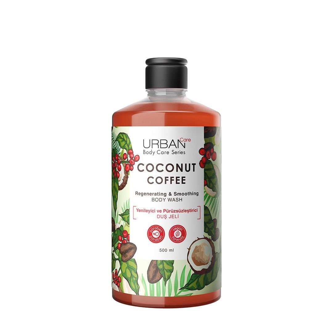 Urban Care Coconut Coffee Yenileyici ve Pürüsüzleştirici Duş Jeli 500 ml