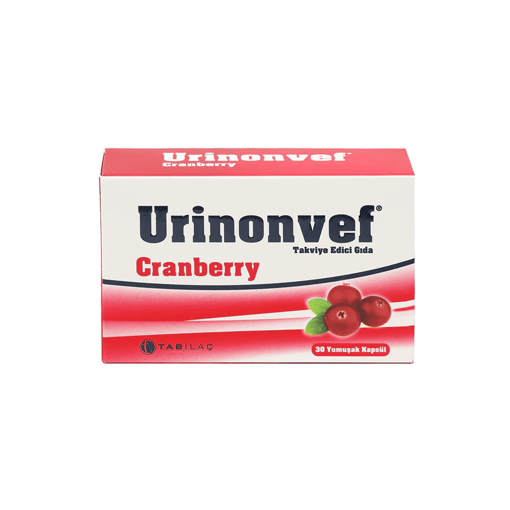 Urinonvef Cranberry 30 Kapsül