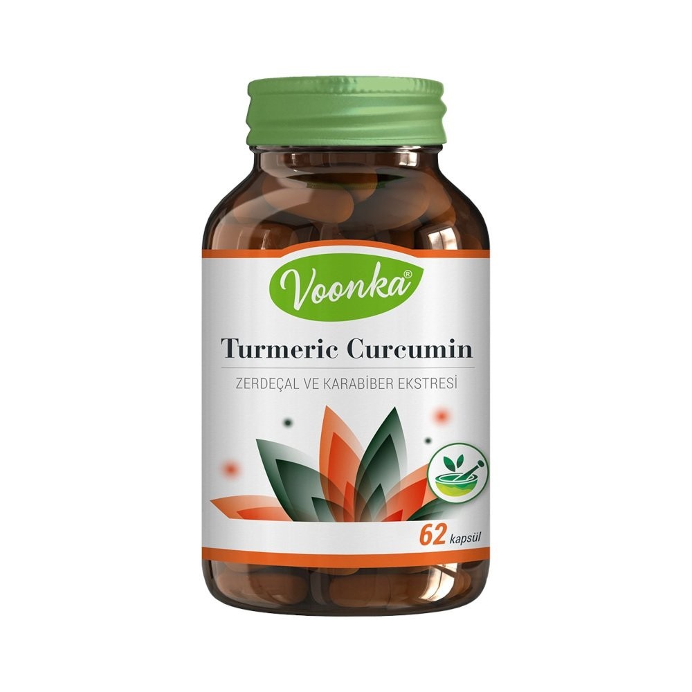 Voonka Turmeric Curcumin Zerdeçal İçeren 62 Kapsül