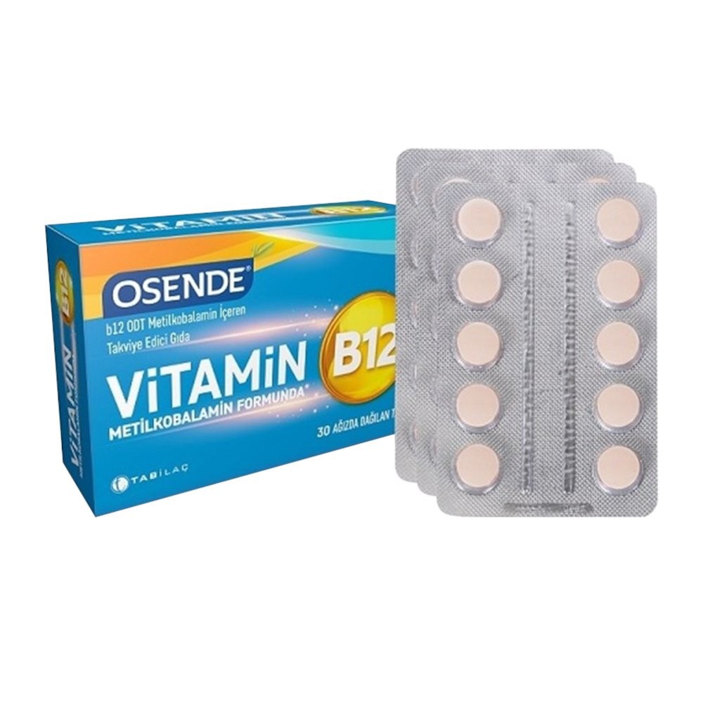Osende Metilkobalamin B12 Vitamini 30 Tablet