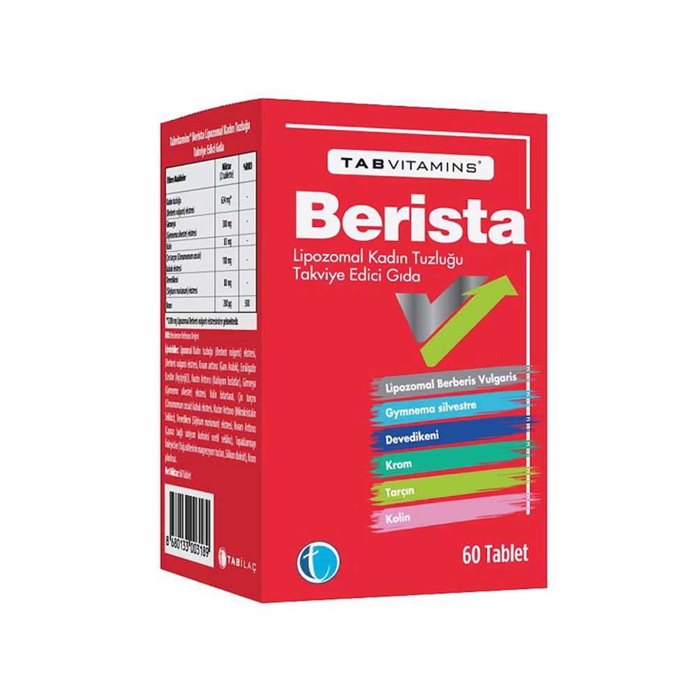 Tab İlaç TabVitamins Berista 60 Tablet