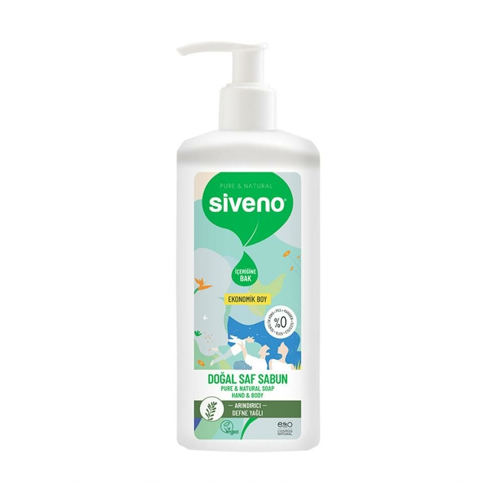 Siveno Defne Yağlı Doğal Sıvı Sabun 1 Litre