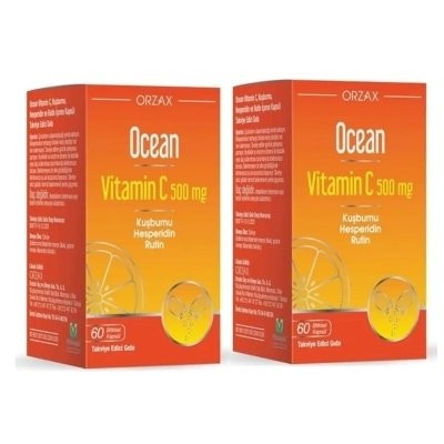 Orzax Ocean Vitamin C 500 mg 1 Alana 1 Bedava