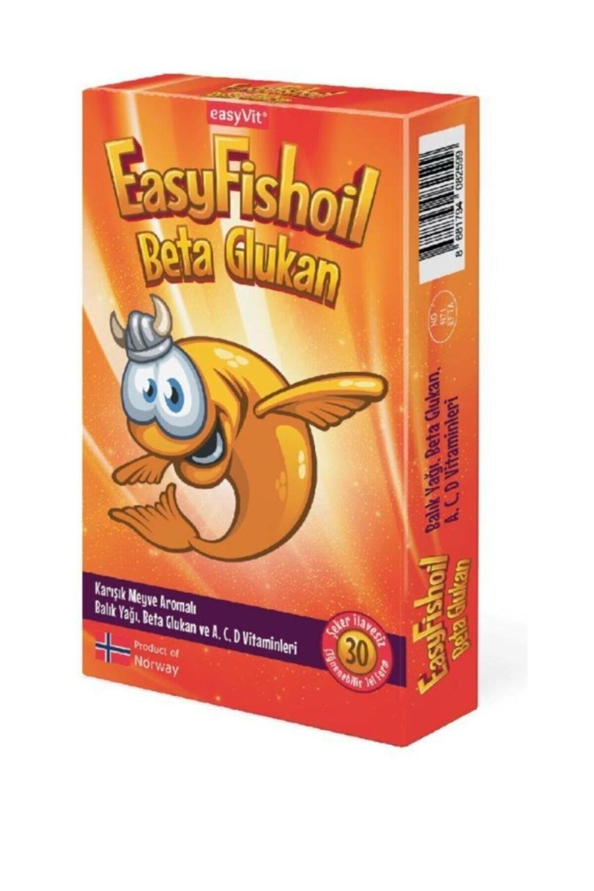 Easy Fish Oil Beta Glukan Çiğnenebilir 30 Jel Form