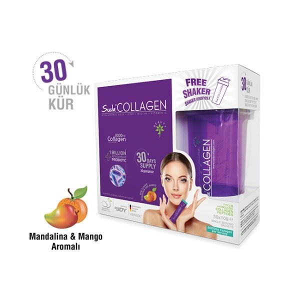 Suda Collagen + Probiyotik Mango Aromalı 30 x 10 gr Toz Saşe