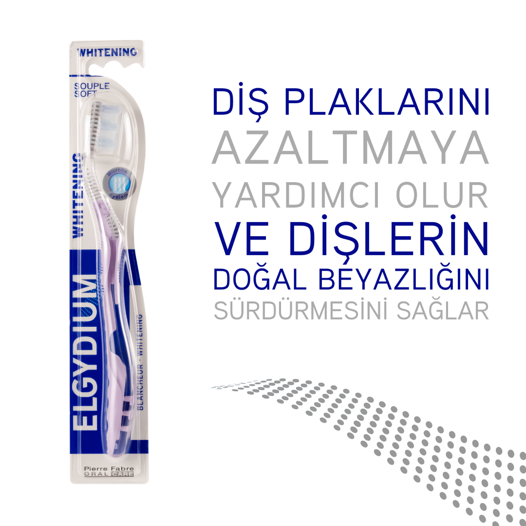 Pierre Fabre Oral Care Elgydium Beyazlatıcı Medium (Orta)  Diş Fırçası