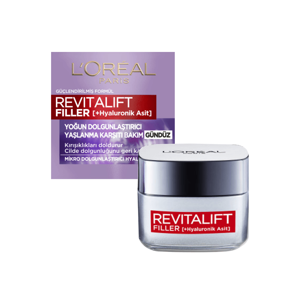 Loreal Paris Revitalift Filler Yoğun Dolgunlaştırıcı Yaşlanma Karşıtı Gündüz Kremi 50 ml