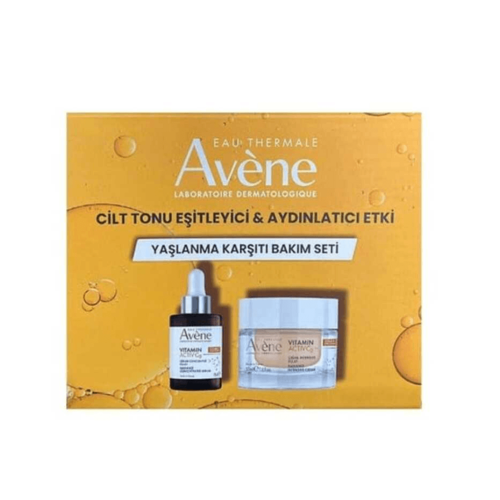 Avene Vitamin Active Cilt Pürüzsüzleştirici Aydınlatıcı Bakım Seti