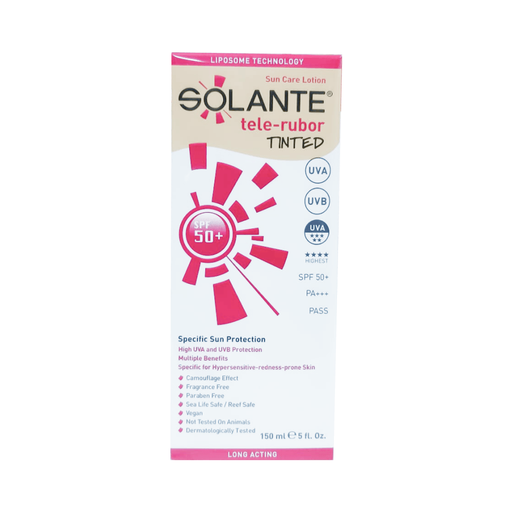 Solante Tele-Rubor-Tinted SPF 50+ Güneş Koruyucu Losyon 150 ml