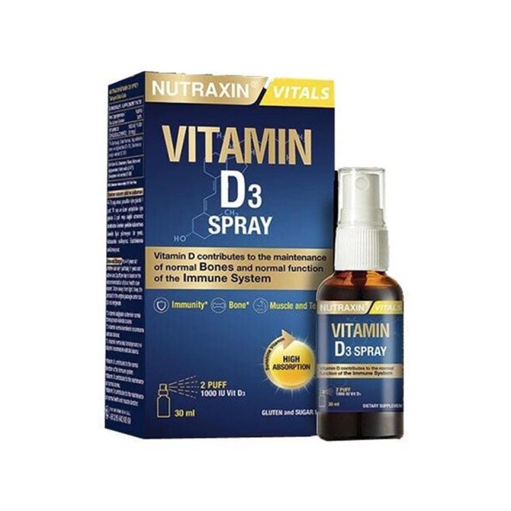 Nutraxin Vitamin D3 1000 IU Sprey 30 ml