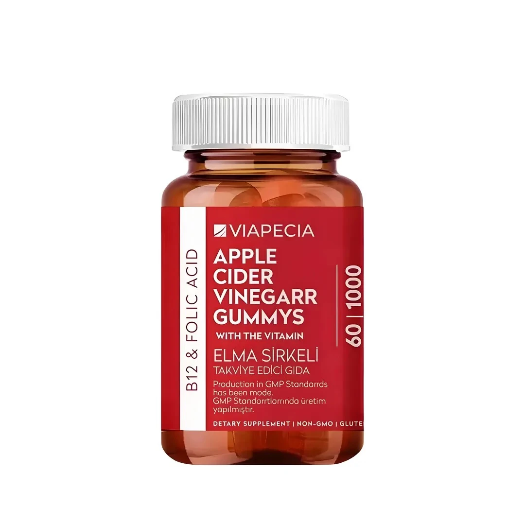 Viapecia Apple Cider Vinegar Elma Sirkeli 60 Gummy