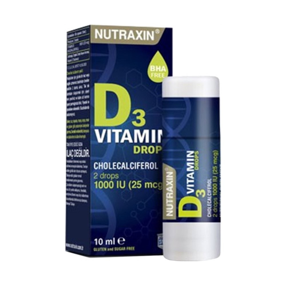 Nutraxin Vitamin D3 1000 IU Damla 10 ml
