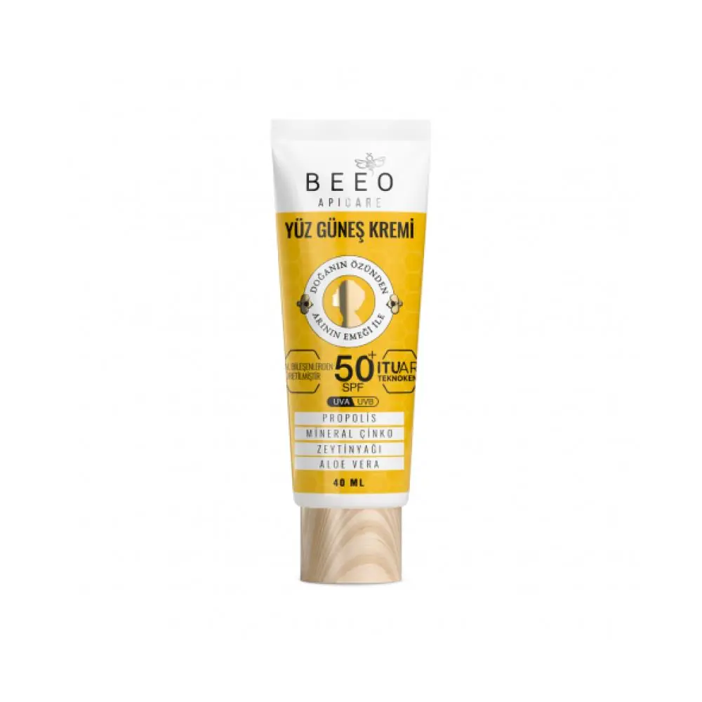BeeO Apicare Propolisli Yüz Güneş Kremi 40 ml - 8681644701564 | Kozvit