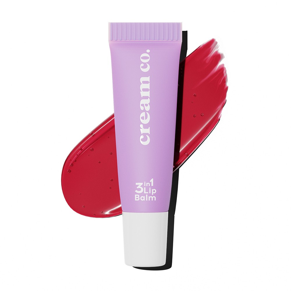 Cream Co. 3 in 1 Lip Balm Strawberry Sorbet Dudak Kremi 10 ml