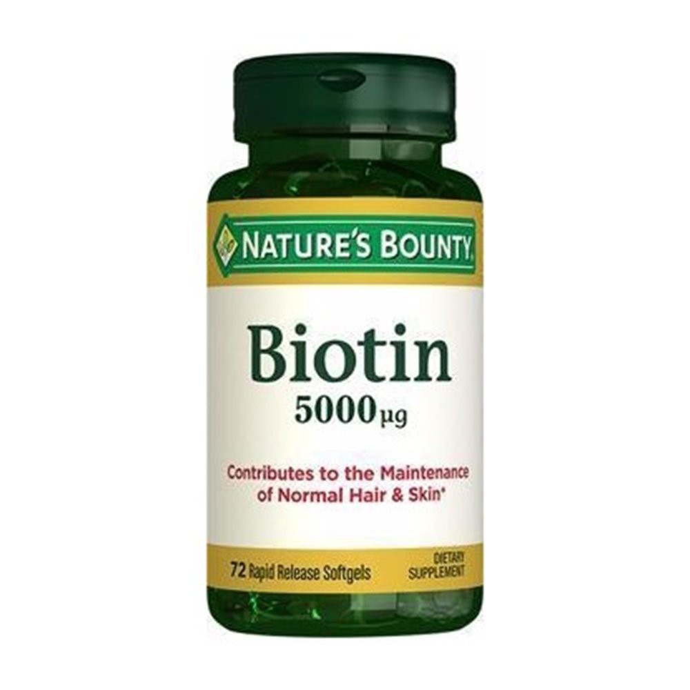Natures Bounty Biotin 5000 mg 72 Tablet