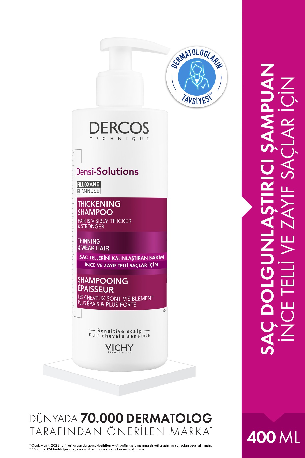 Vichy Dercos Densi-Solutions Şampuan 400 ml