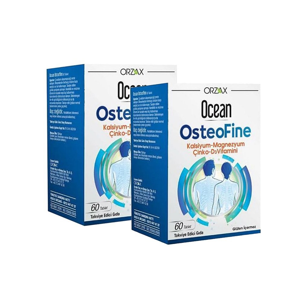 Orzax Ocean Osteofine 60 Tablet 2 Kutu