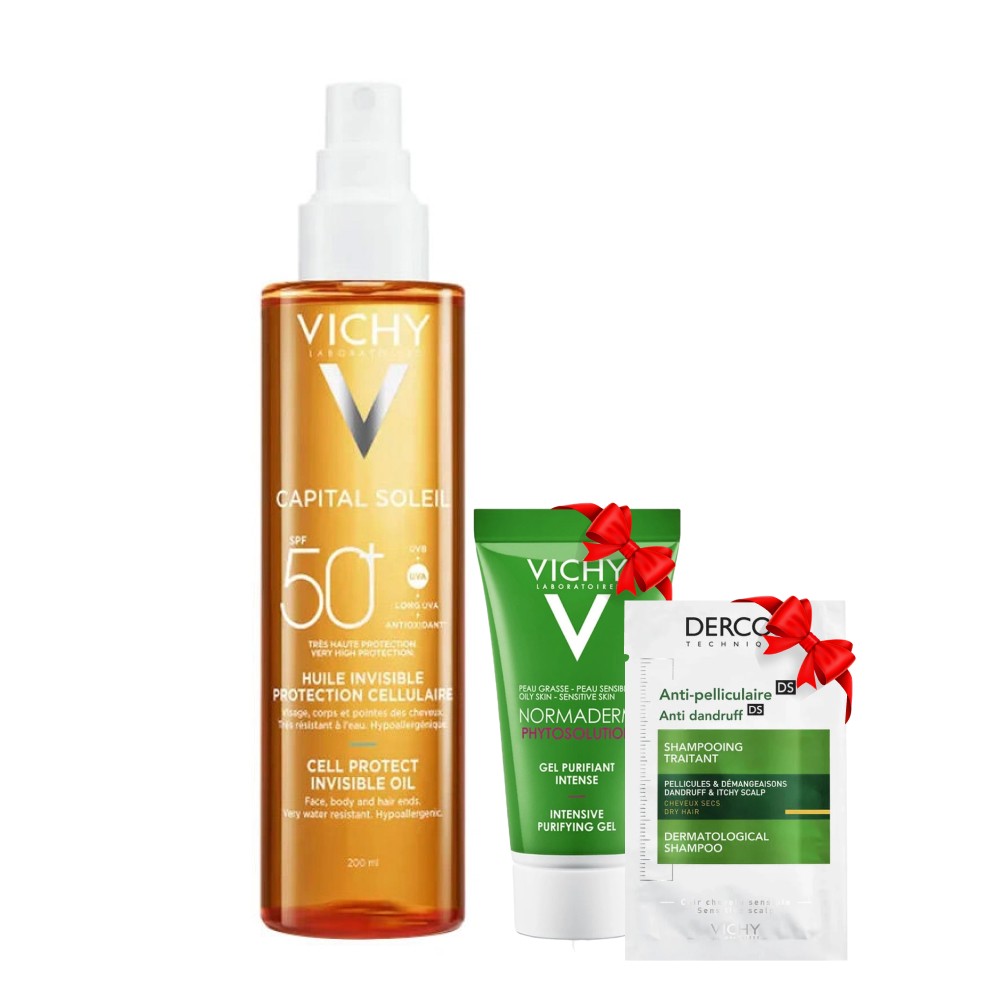 Vichy Capital Soleil Cell Protect Oil Spf 50+ Güneş Koruyucu Yağ 200 ml