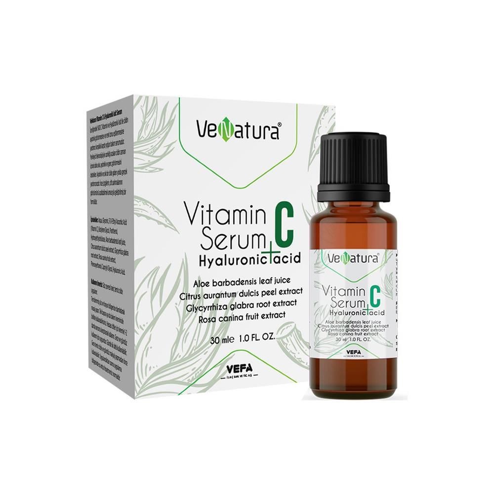 Venatura Vitamin C + Hyaluronic Acid Cilt Bakım Serumu