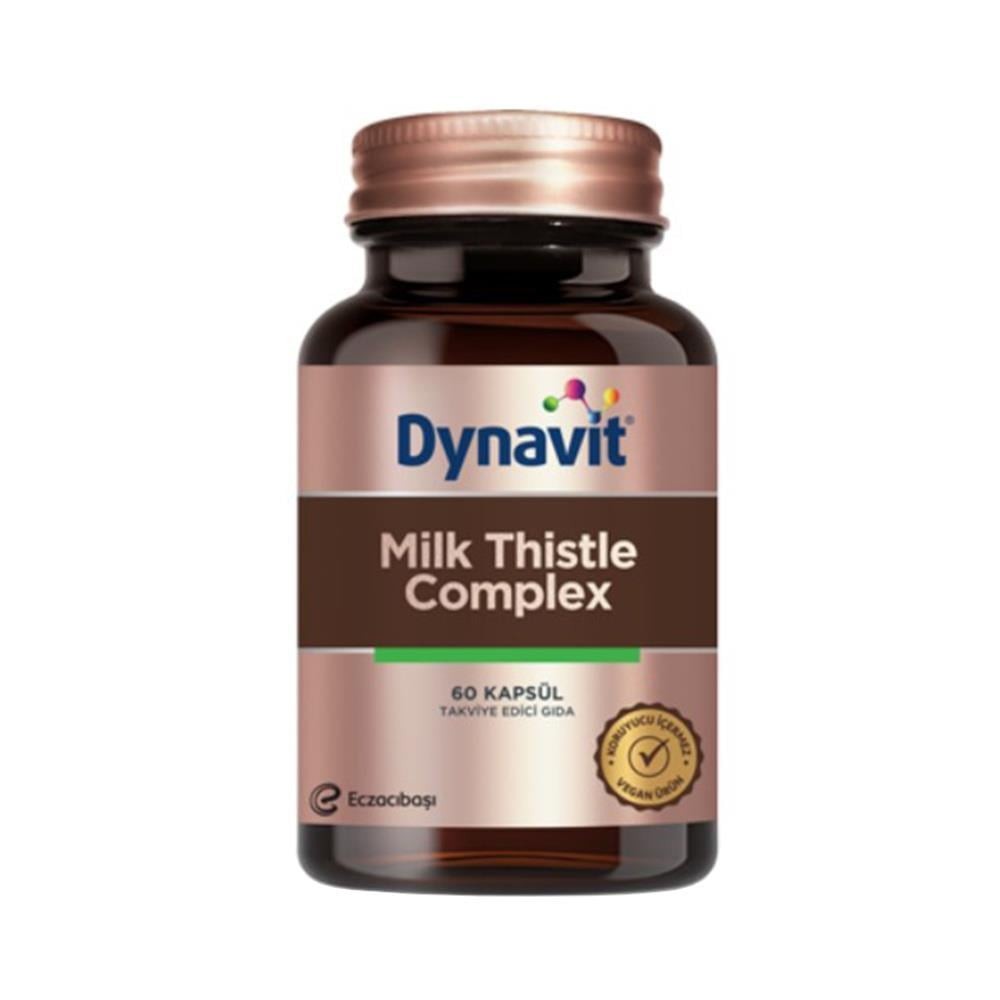 Dynavit Milk Thistle Complex Deve Dikeni ve Enginar İçerikli 60 Kapsül