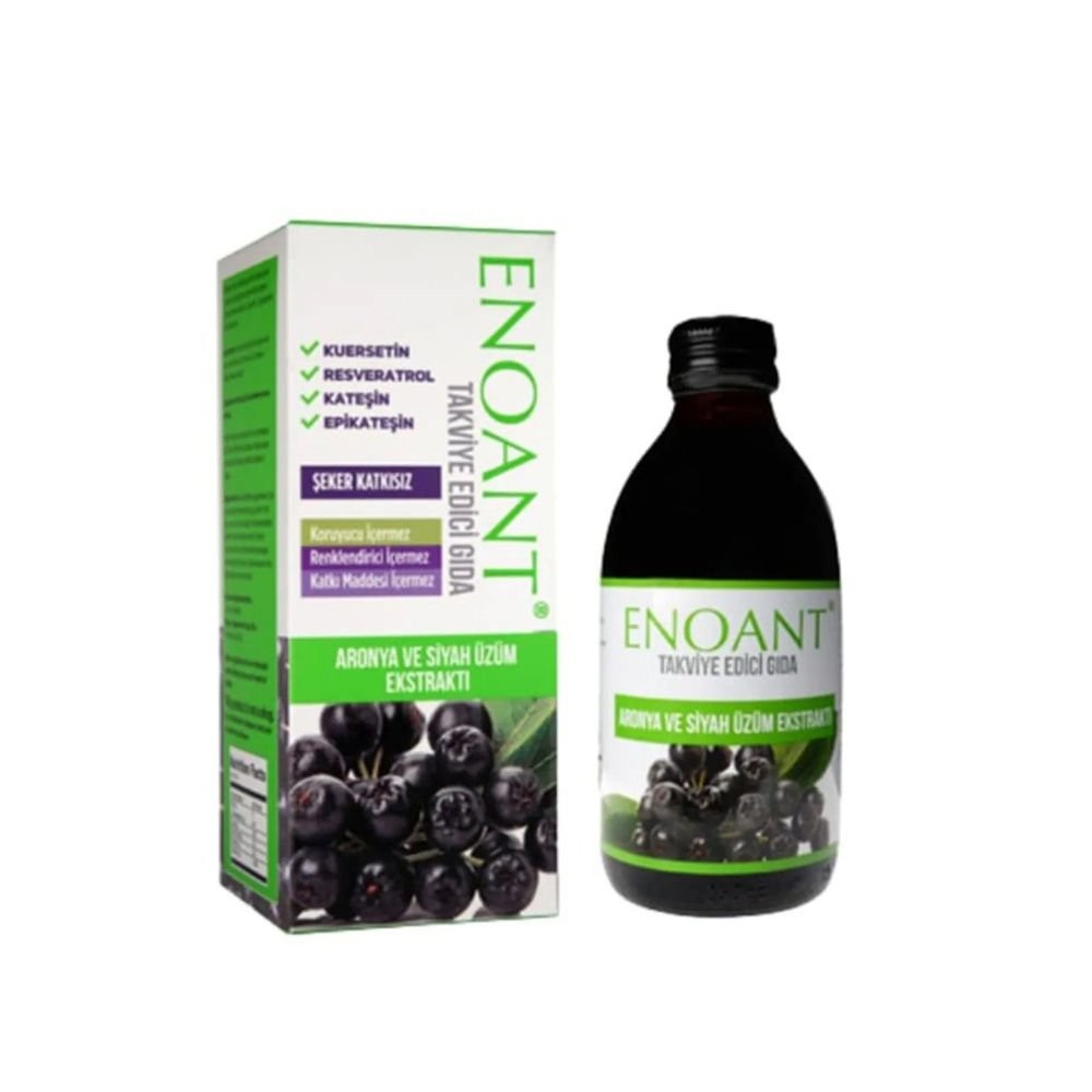 Enoant Aronya Ve Siyah Üzüm Ekstraktı 250 ml