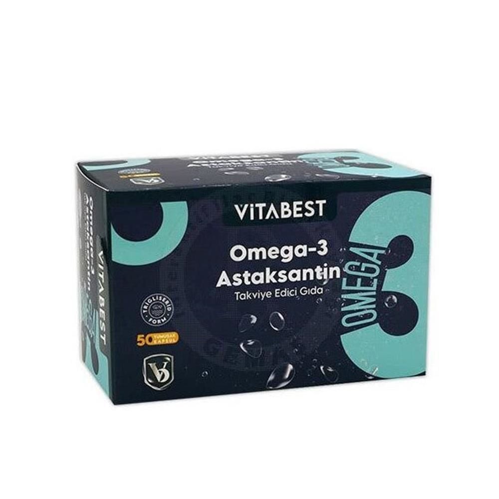 Vitabest Omega 3 Astaksantin 50 Kapsül