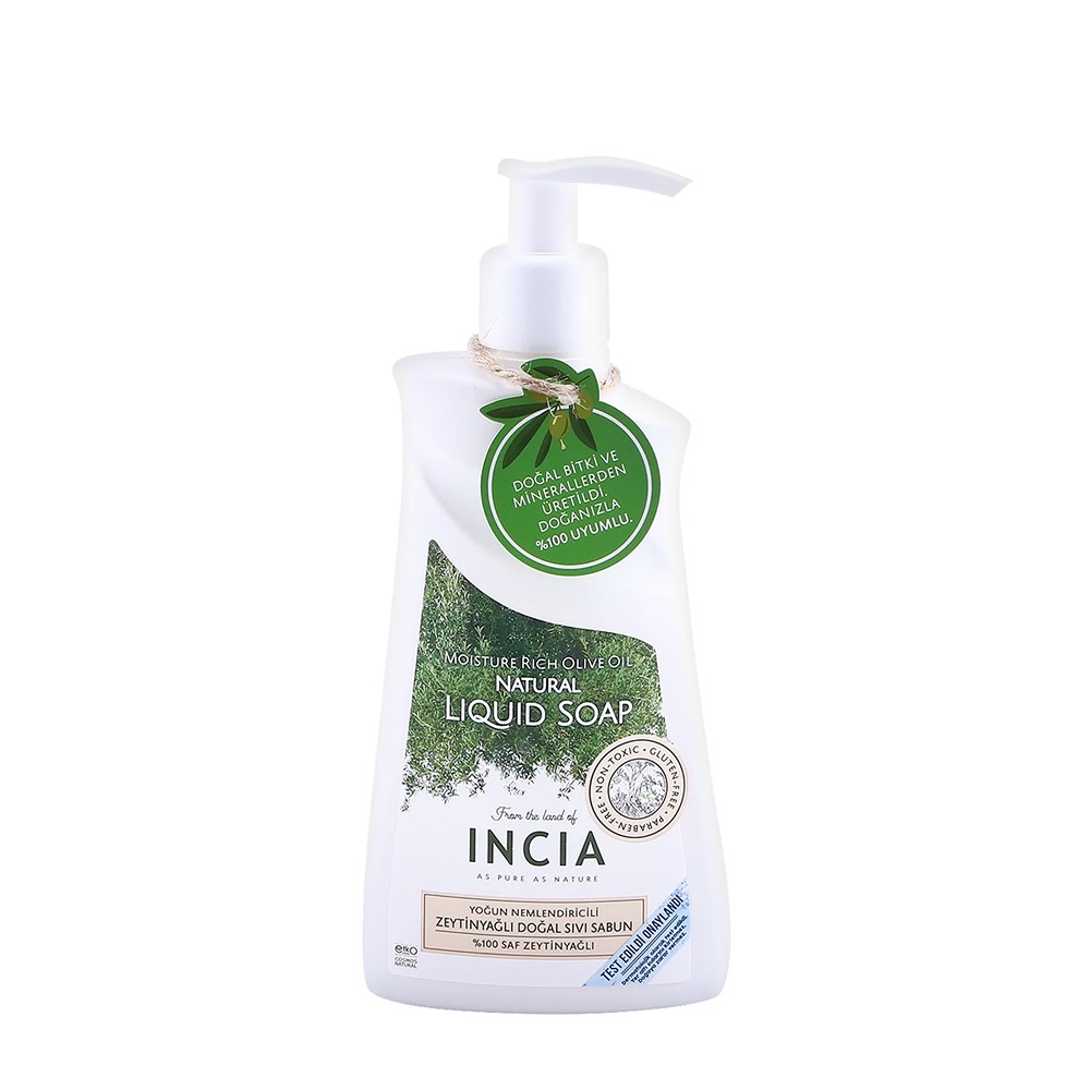 INCIA Yoğun Nemlendiricili Zeytinyağlı Doğal Sıvı Sabun 250 ml
