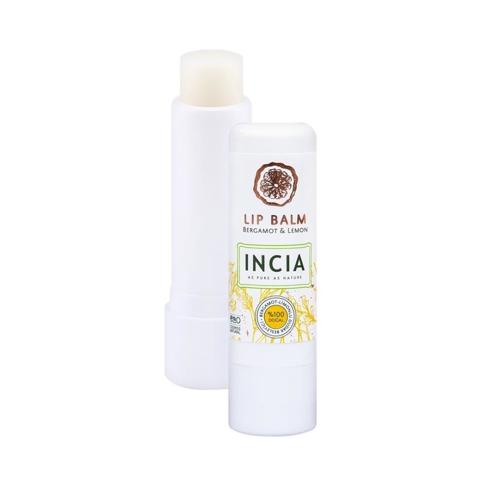 INCIA Bergamot ve Limonlu Doğal Dudak Besleyici 6 gr