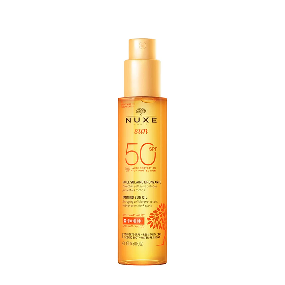 Nuxe Sun Huile Solaire Bronzlaştırıcı Yüz ve Vücut Yağı SPF50 150 ml
