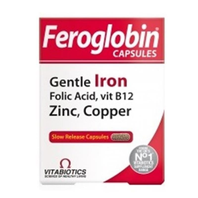 Vitabiotics Feroglobin Gentle Iron 30 Kapsül
