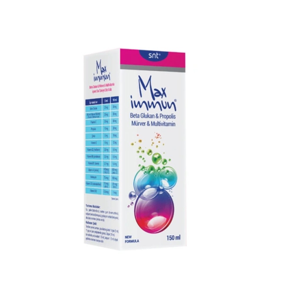 Santasya Max Immun Multivitamin Sıvı Takviye Edici Gıda 150 ml