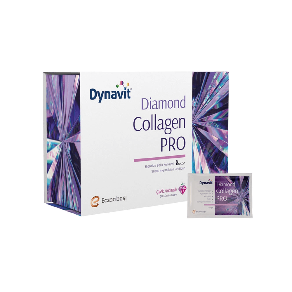 Dynavit Diamond Collagen PRO Çilek Aromalı 30 Saşe
