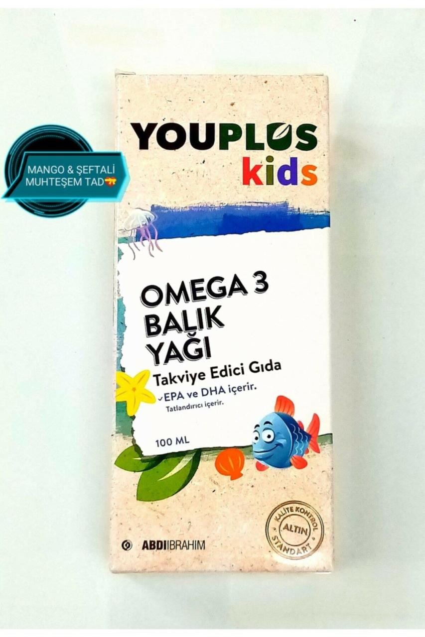 Youplus Kids Omega-3 Balık Yağı 100 ml