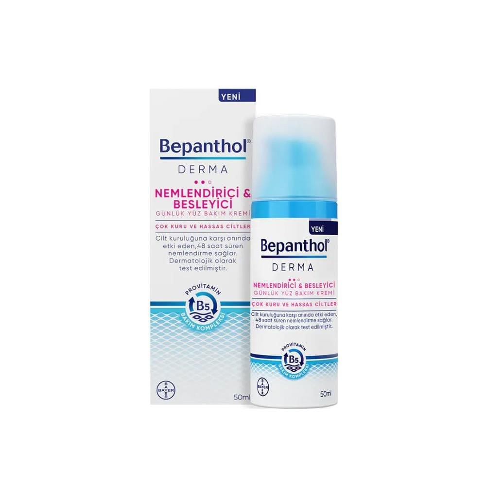 Bepanthol Derma Nemlendirici Besleyici Yüz Bakım Kremi 50 ml