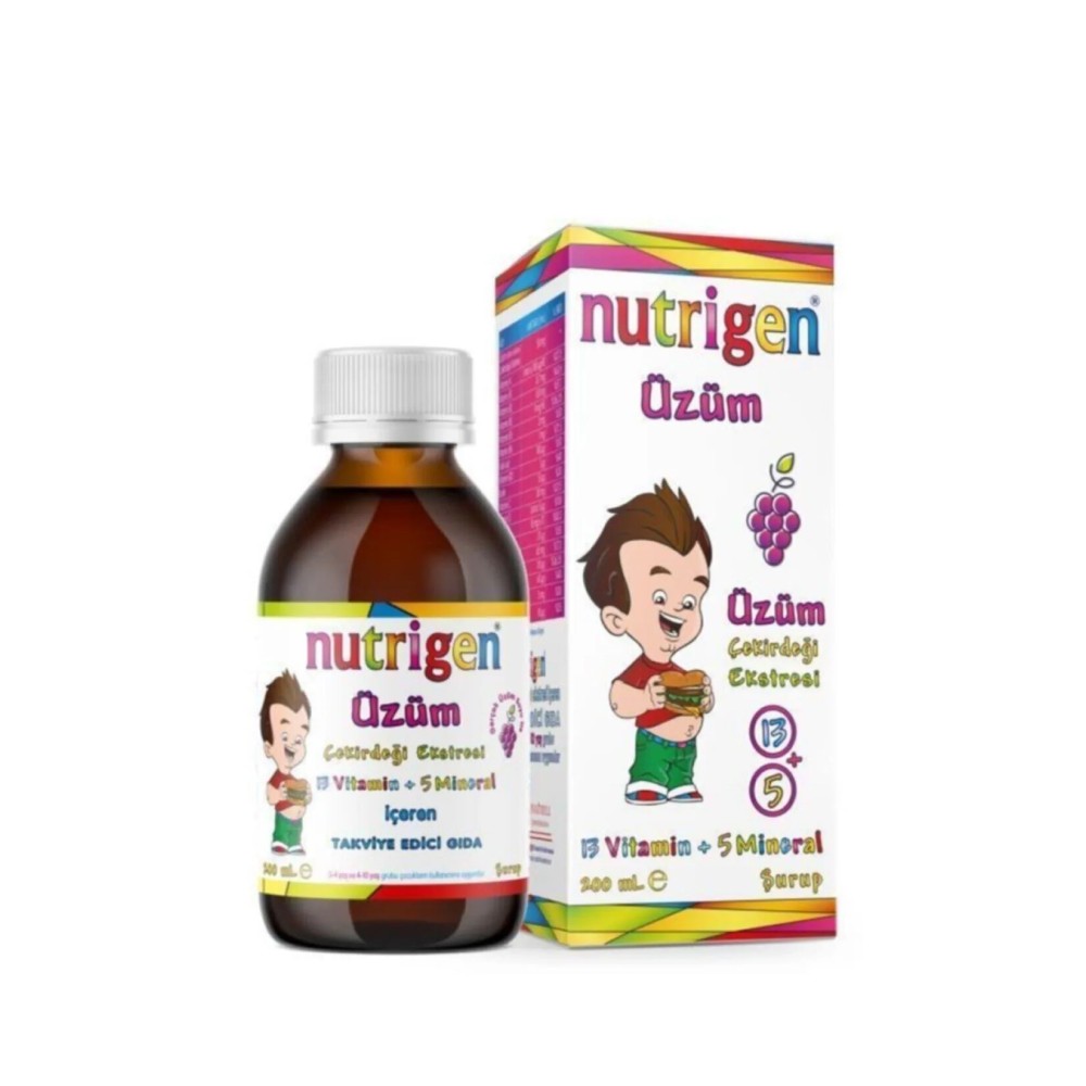 Nutrigen Üzüm Çekirdeği Ekstresi Şurup 200 ml