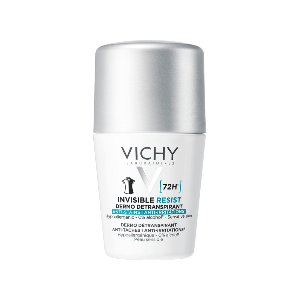 Vichy Invisible Resist Beyaz İz ve Tahriş Karşıtı Roll-On Deodorant 50 ml