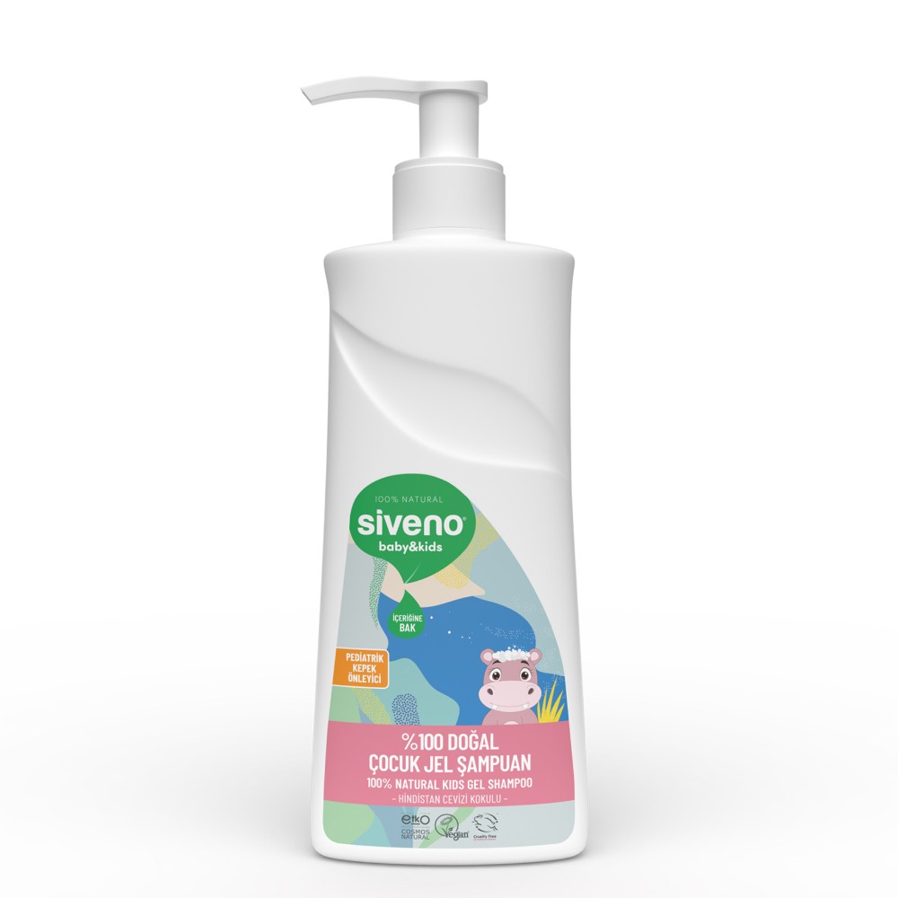 Siveno %100 Doğal Bebek Çocuk Jel Şampuanı 325 ml