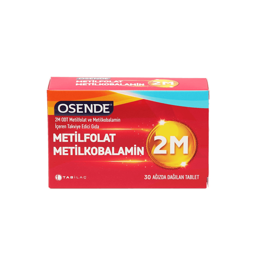 Osende 2M B12 Vitamini ve Folik Asit 30 Kapsül