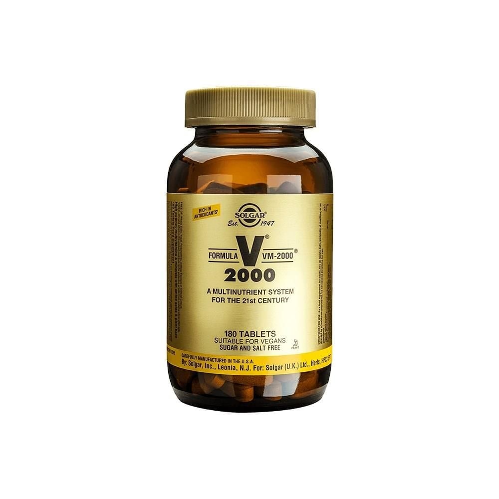 Solgar Formula VM-2000 Multivitamin Ve Mineral 180 Tablet - 33984011892 ...