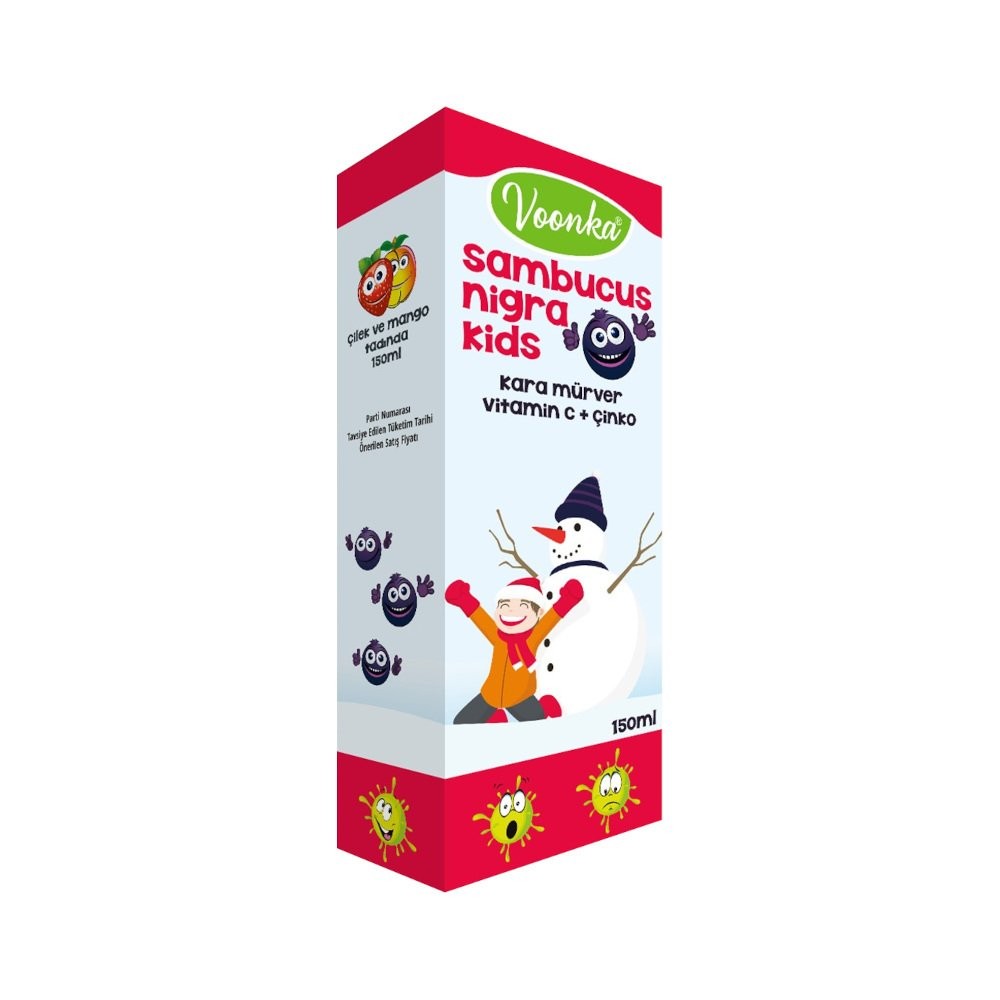 Voonka Sambucus Nigra Kids Çocuklar İçin Şurup 150 ml