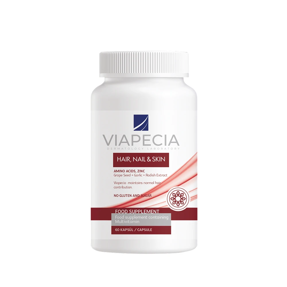 Viapecia Hair-Nail & Skin Saç Tırnak Cilt Koruma 60 Kapsül