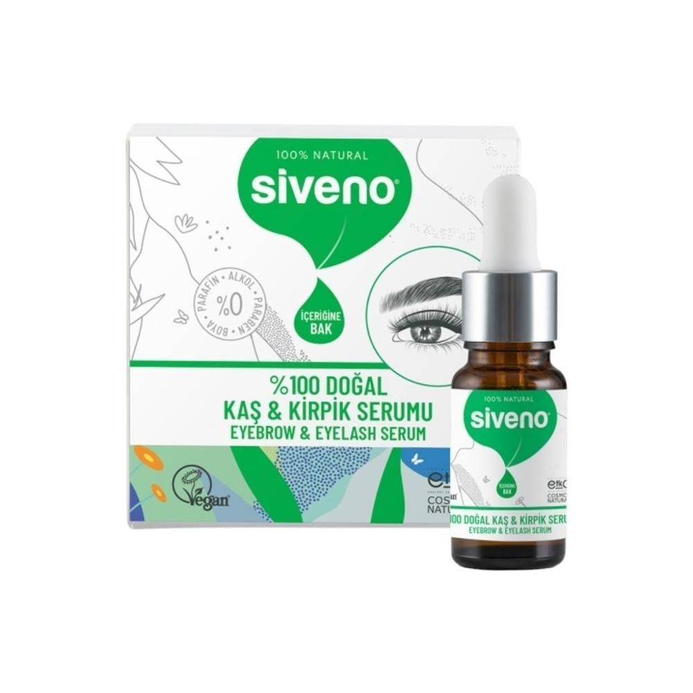 Siveno %100 Doğal Kaş & Kirpik Serumu 10 ml