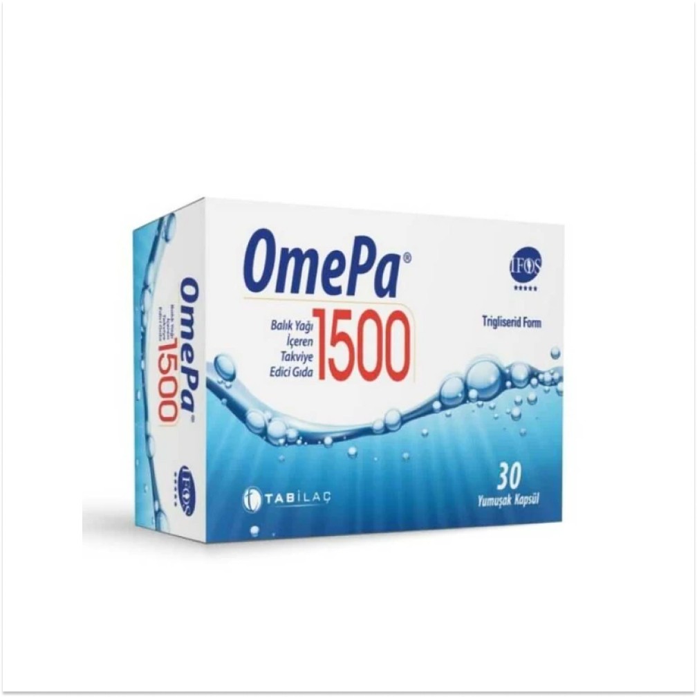 Omepa 1500 Balık Yağı 30 Yumuşak Kapsül