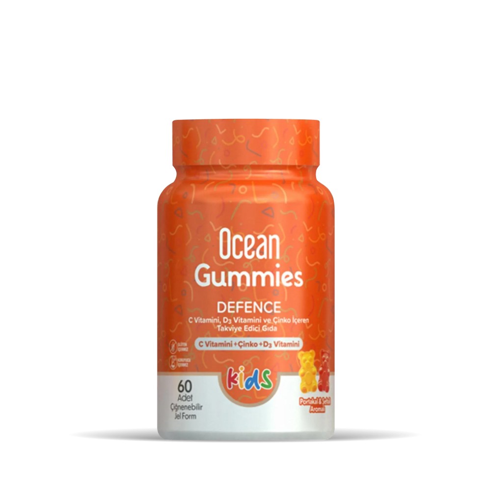 Orzax Ocean Gummies Defence Kids Çiğnenebilir Jel 60 Tablet