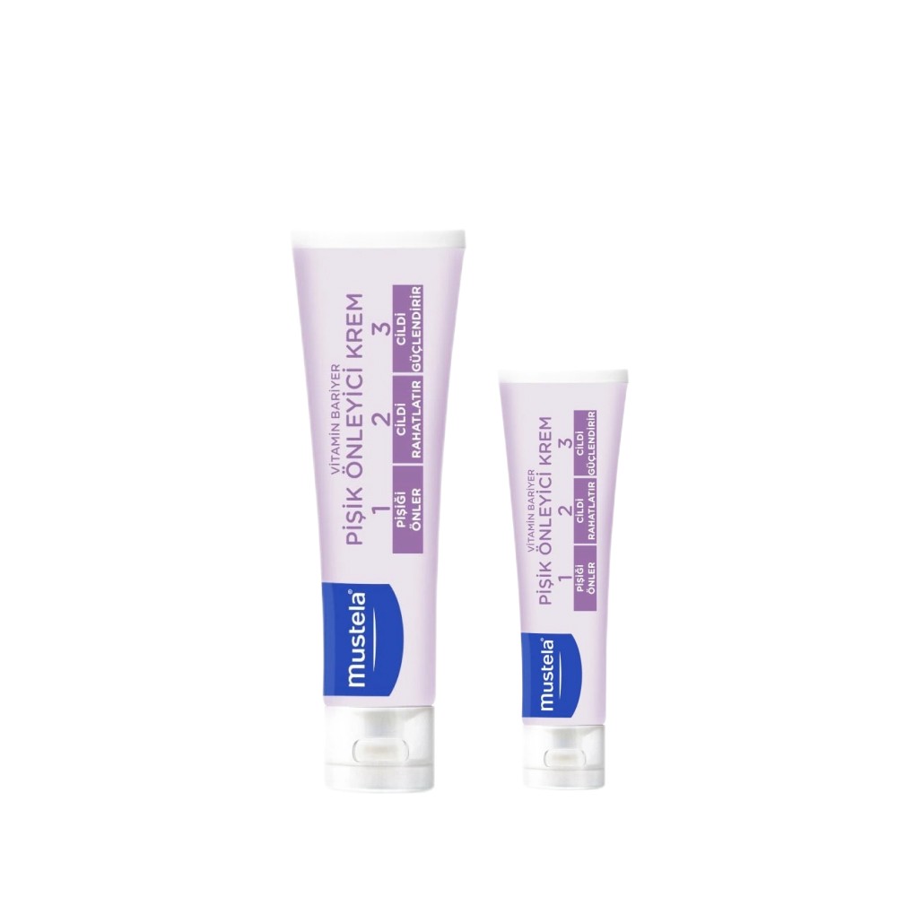 Mustela Vitamin Barrier Cream 1.2.3 Pişik Kremi 100 ml + 50 ml Set