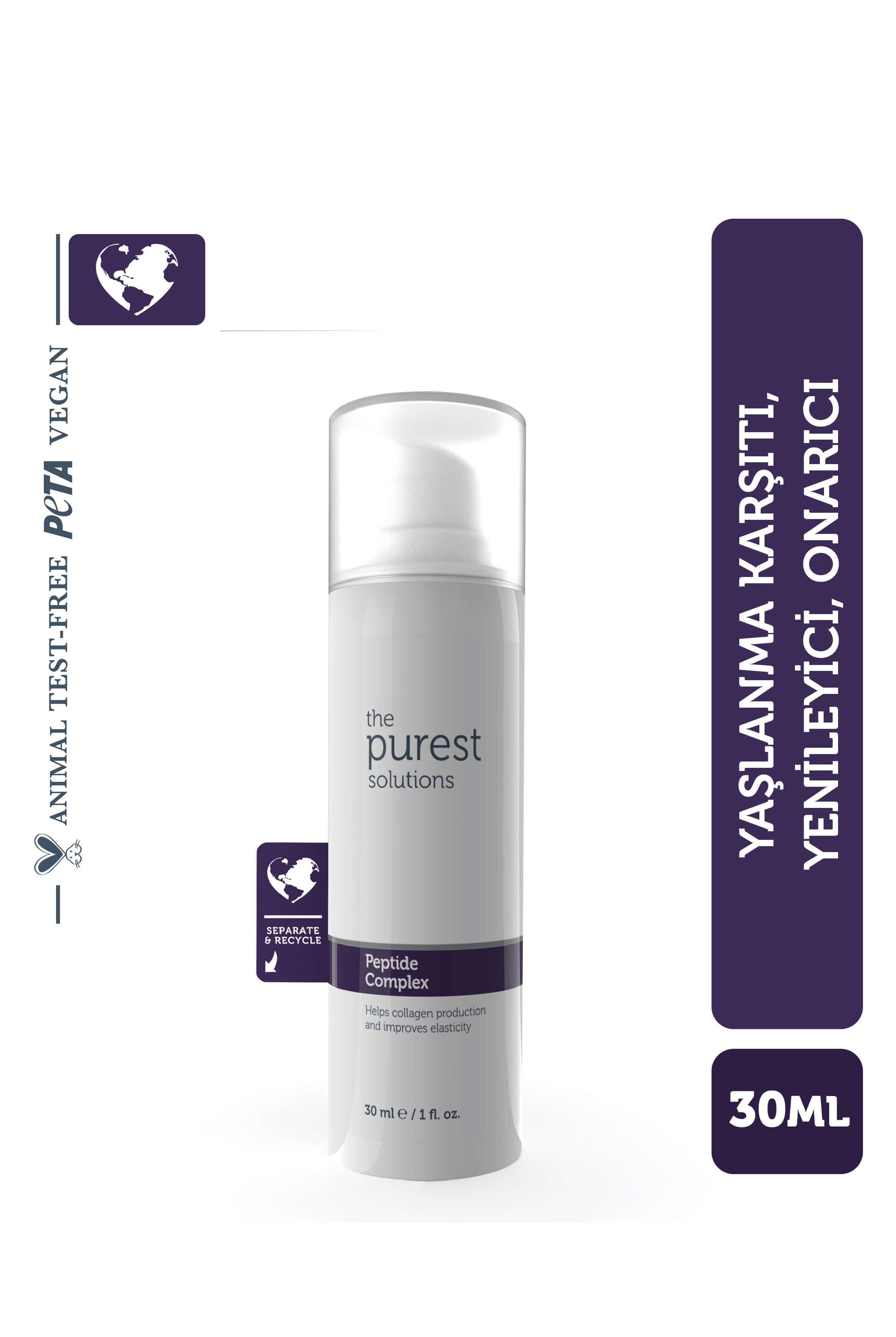 The Purest Solutions Peptide Complex Yaşlanma Karşıtı Serum 30 ml