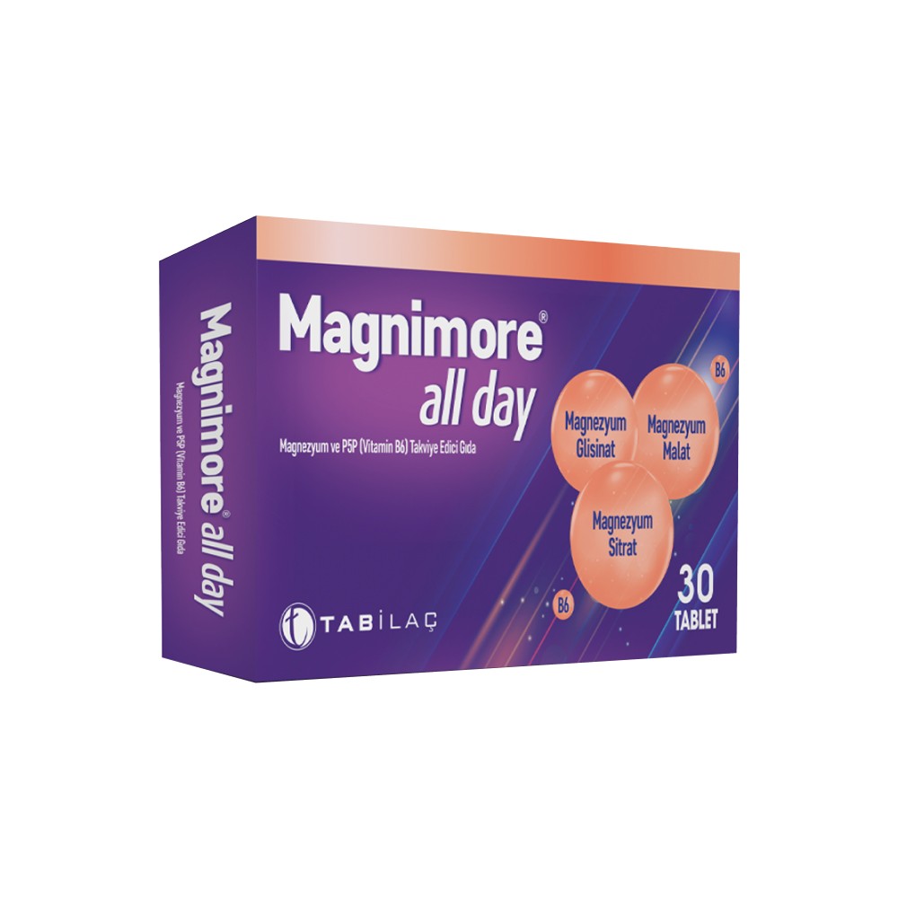 Tab İlaç Magnimore All Day 30 Tablet