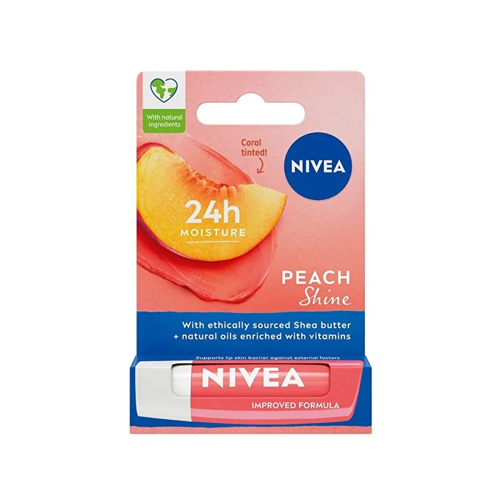 Nivea Peach Şeftali Aromalı Dudak Bakım Kremi 4.8 g