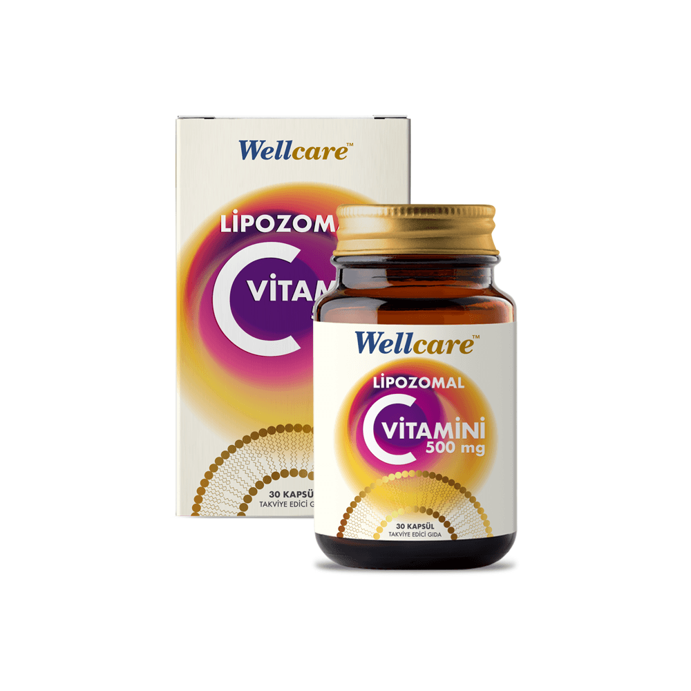 Wellcare Lipozomal Vitamin C 500 mg 30 Kapsül