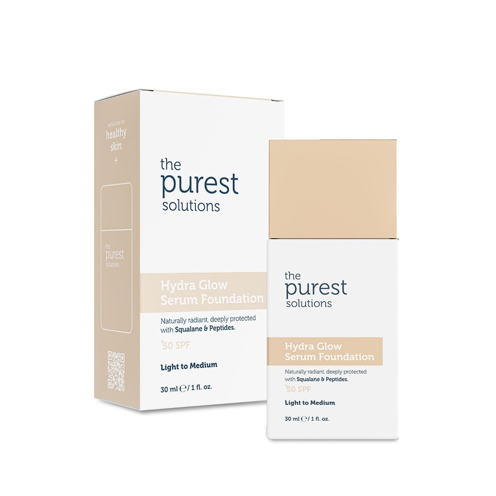 The Purest Solutions Hydra Glow SPF50+ Nemlendirici Serum Fondöten 30 ml - Light to Medium